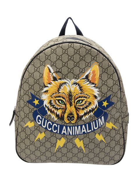 gucci animalium backpack|knockoff Gucci backpacks for sale.